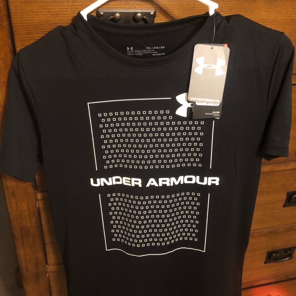 Boys Under Armour Heat Gear T-shirt